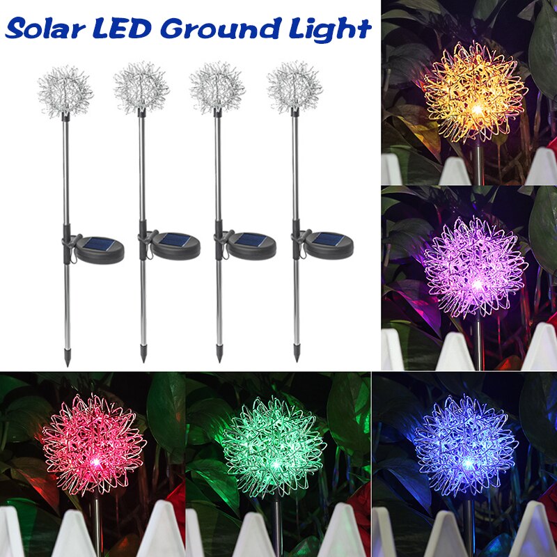 Lampe solaire d&#39;extérieur en forme de plante, luminaire de paysage Unique, idéal pour une pelouse, une cour, un jardin ou un Patio, SEC88