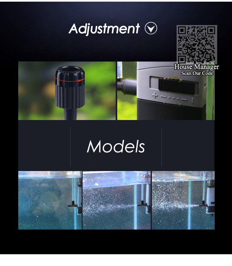 3W SUNSUN surface skimmer oil remove film + add oxygen + adjustable air flow water flow for saltwater, protein skimmer aquarium