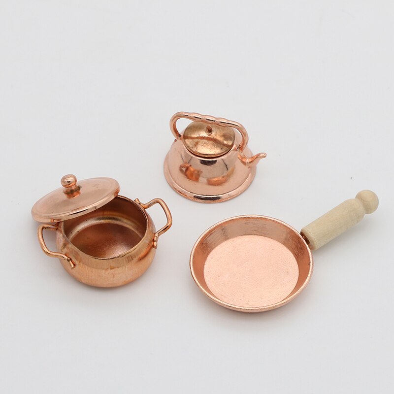 Doll Accessories DIY Play House Mini Simulation Tableware Dolls Kitchen Furniture Toy Puzzle Toys Xmas