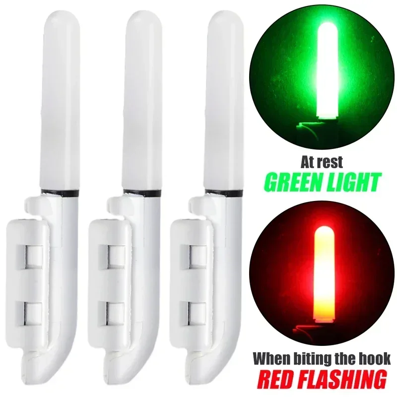 Waterproof Fishing Electronic Rod Luminous Stick Light LED Removable Float Tackle Night Rock Fishing Accessorie CR425 Battery: Red