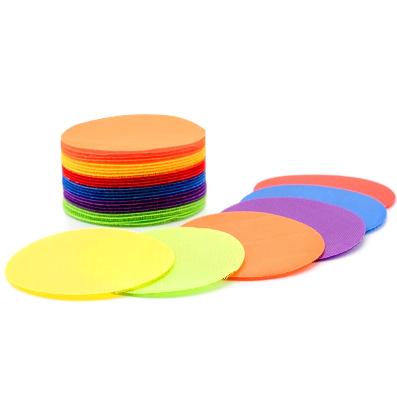 Sit Spots for Classroom - 4 Inch Poly Spot Dot Floor Carpet Markers Flexible Seating for Kids Social Distancing -30 Pcs: Default Title