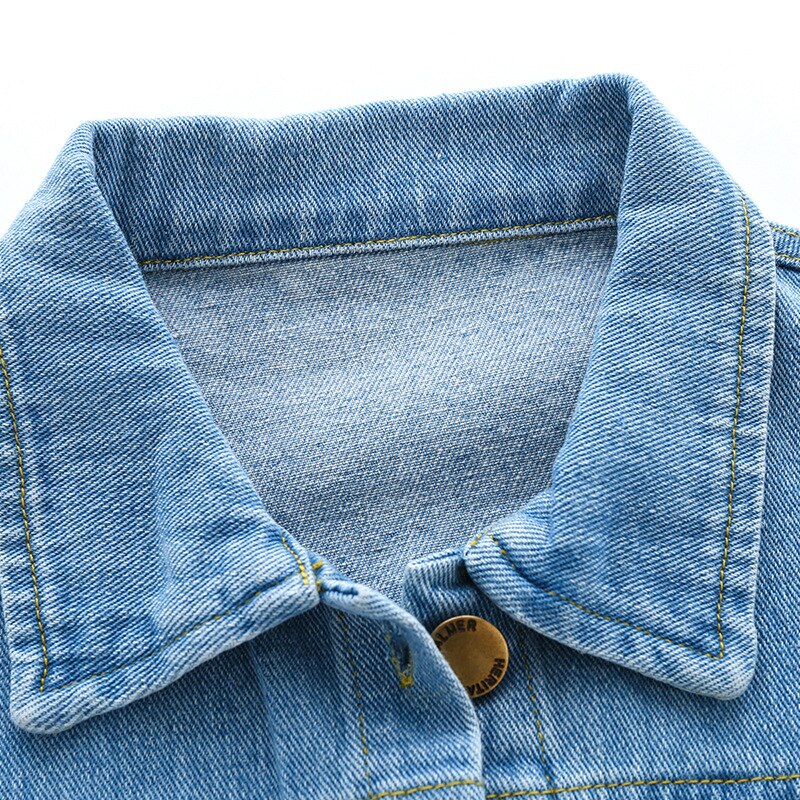 Style Spring Autumn Kids Casual Jacket Jeans Coats Little Boys Denim Outerwear Costume