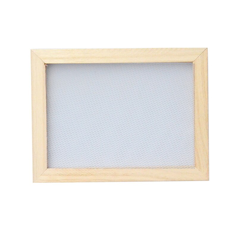 Paper Making Frame Screen DIY Wood Paper Making Papermaking Mould Crafts Handcraft Paper Recycling Tool Wooden Deckle Multi-size: 15x18cm