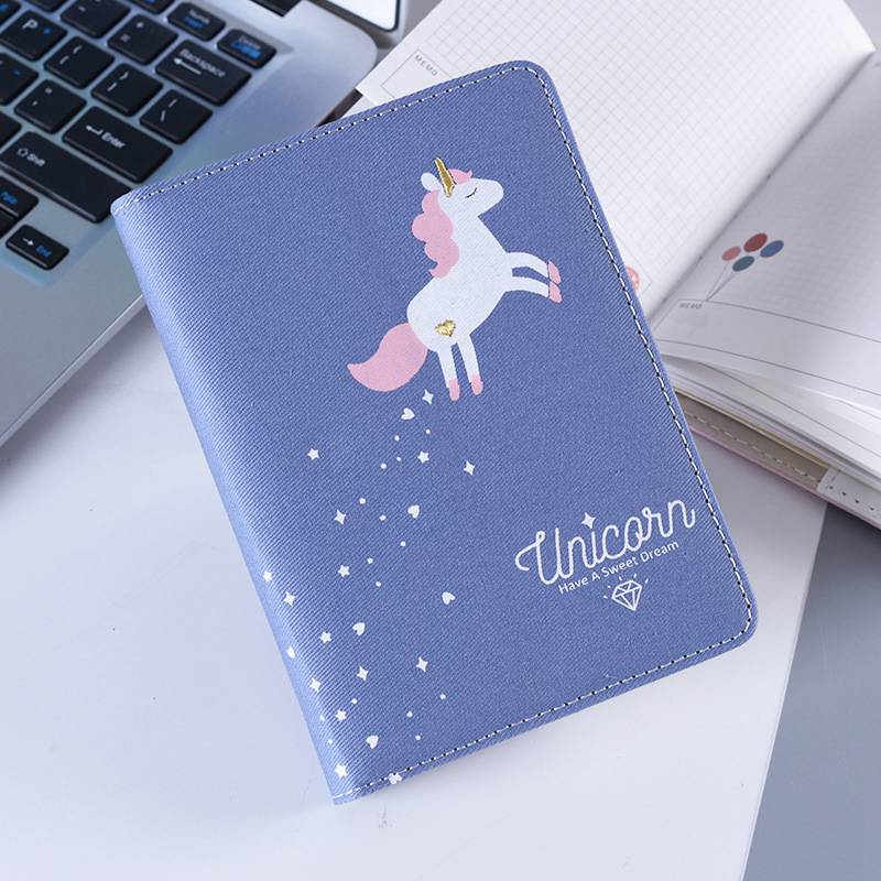 A6 Kawaii licorne cahier dessin animé livre à la main quotidien hebdomadaire calendrier Agenda Agenda organisateur Journal laitier bloc-notes enfants: Color 3 as picture