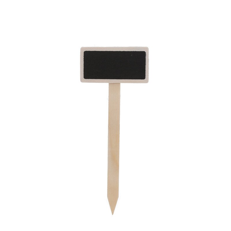 Mini pizarra de madera para plantas, rotuladores decorativos creativos para jardín, flores y plantas, etiquetas para macetas, decoración, 20 Uds.