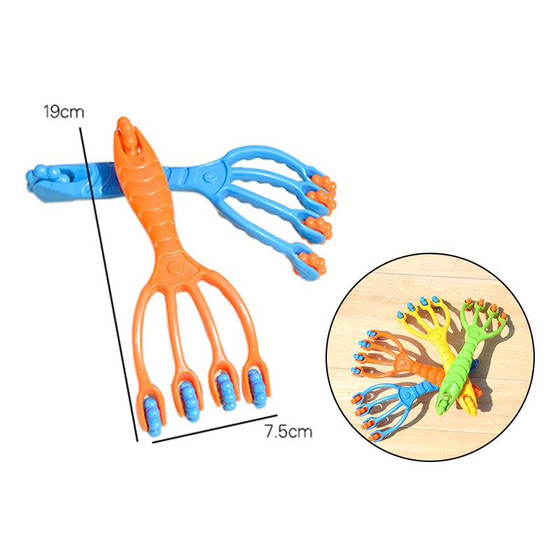 Cztery szczypce typu masażer ciała masażer pleców rolka robić twarzy stopa ręka ciało szyja masaż głowy i narzędzie relaksacyjne