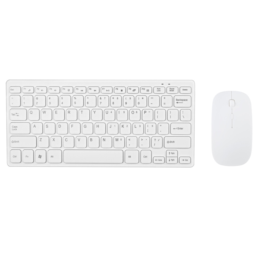 Ensemble clavier et souris optique sans fil 2.4 ghz universel, anti-bruit, antidérapant, ergonomique, sensible, ultra fin