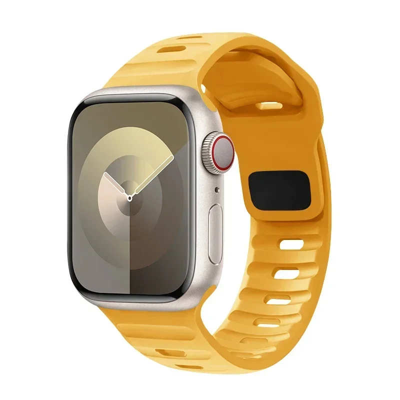 Silikonarmband för apple watch-band 49mm 46mm 45mm 44mm 40mm 41mm 42mm sportarmband correa för iwatch-serien 10 9 8 7 6 se 5 4: Rökig lila / 12mm