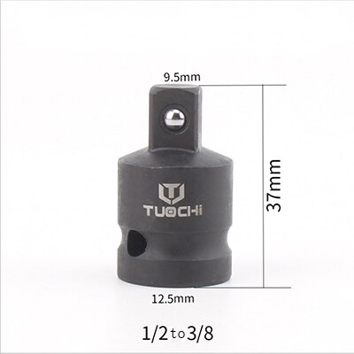 Tuochi Impact Adapters CR-MO 3/4 "Female X 1/2" Man Socket Adapter 1/2 3/8 3/8-1/4 Impact socket Voor Auto Reparatie Tools: 1-2 to 3-8