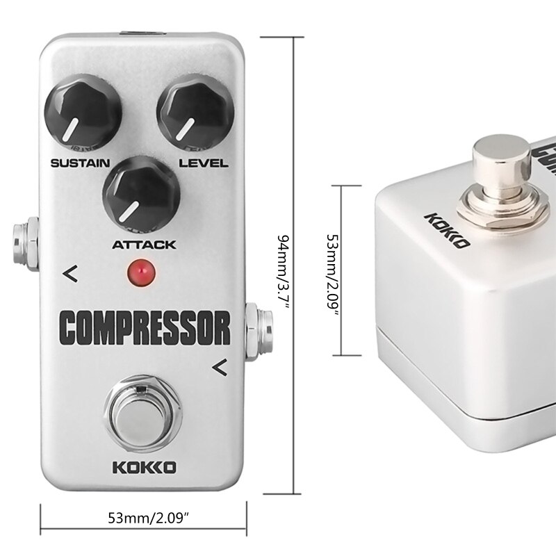 Mini Effect Processor Compressor Guitar Pedal Fully Analog Circuit Universal for Guitar and Bass