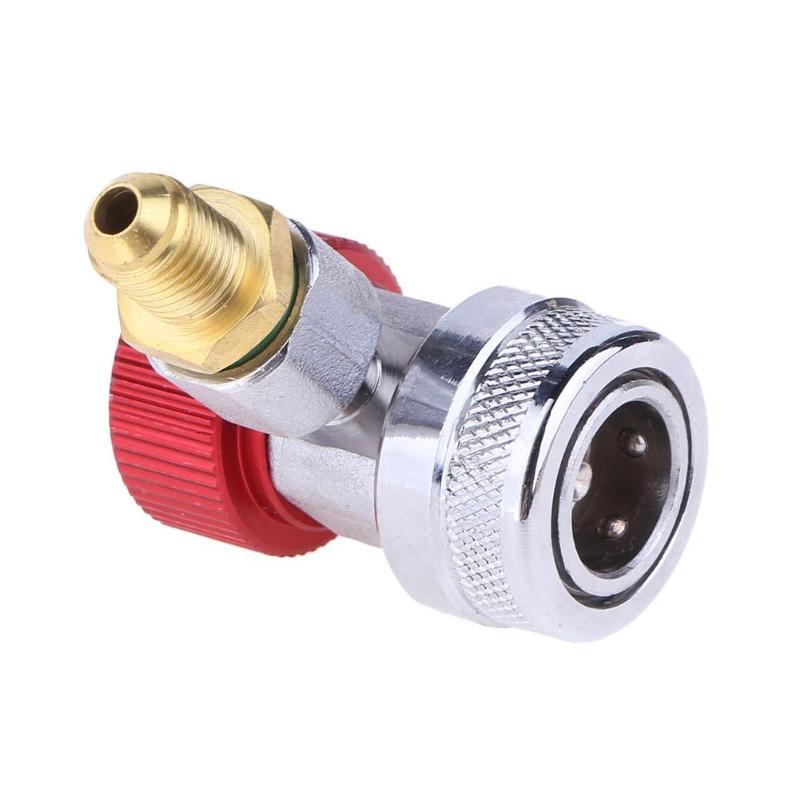 High Low Adapter Connector R134A AC Air Condition Adjustable Quick
