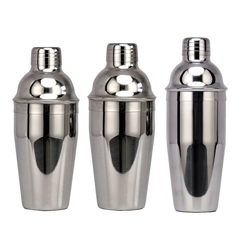 Cocktail Shaker Stainless Steel Bartender Kit 550/750ml/Boston Bar Tool Mixer Wine Martini Drinking Boston Style Shaker Bottle