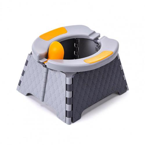 Siège de toilette de voiture Compact et robuste antidérapant, siège de formation pour bébés et tout-petits: Grey