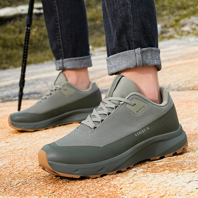 Sapatos de caminhada ao ar livre caminhada montanha antiderrapante casual impermeável tênis de borracha resistente ao desgaste acampamento respirável botas de caminhada