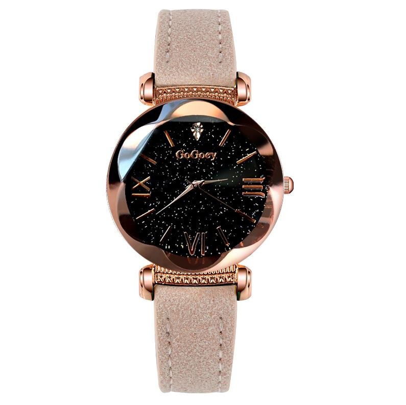 Vrouwen Horloges Gogoey Horloge vrouwen Dames Horloge Sterrenhemel Horloges Voor Vrouwen montre femme reloj mujer horloges vrouwen: khaki