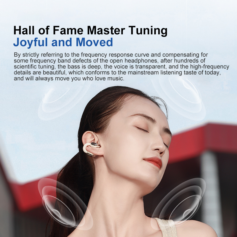 Zhulinniao Bixiao T20 Bluetooth Headset Air Bone Conduction Ear Clip Wireless Open Style Not In-ear