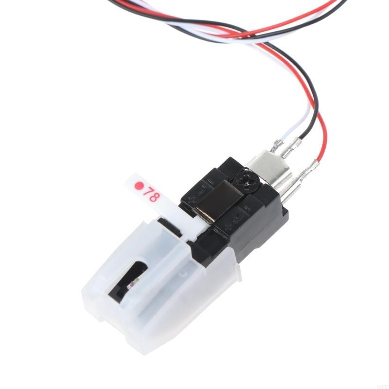 Q6RC Dual Drehscheibe Patrone doppelt und Stereo Nadeln+Leitung für 78 U / min aufzeichnen Spieler Ersatz