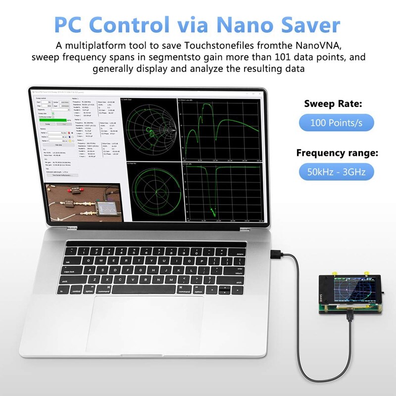 2.8 Inch Display 3G Vector Network Analyzer S-A-A-... – Vicedeal