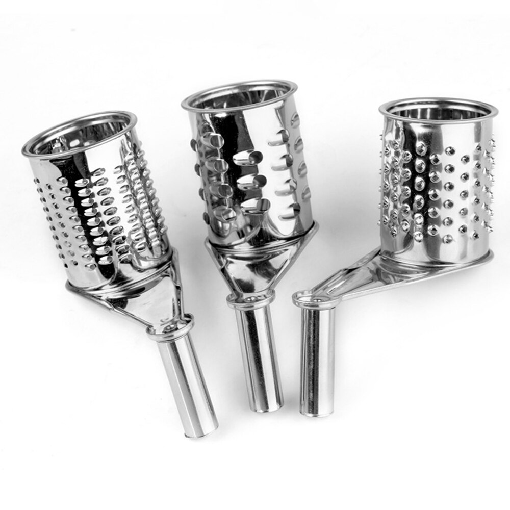 Rotary Cheese Grater Stainless Steel Cheese Shredder Multifunction Cheese Slicers Garlic Grinder Kitchen Cheese Tool