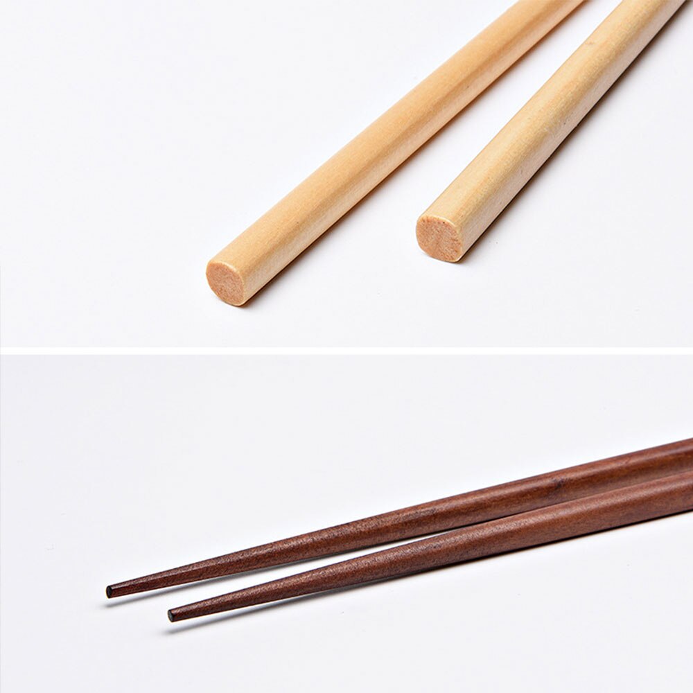 wizualny dotykać chińskie japońskie naturalne drewno pałeczki robić jedzenia zastawa stołowa drewniane patyczki zestaw 5 par/partia