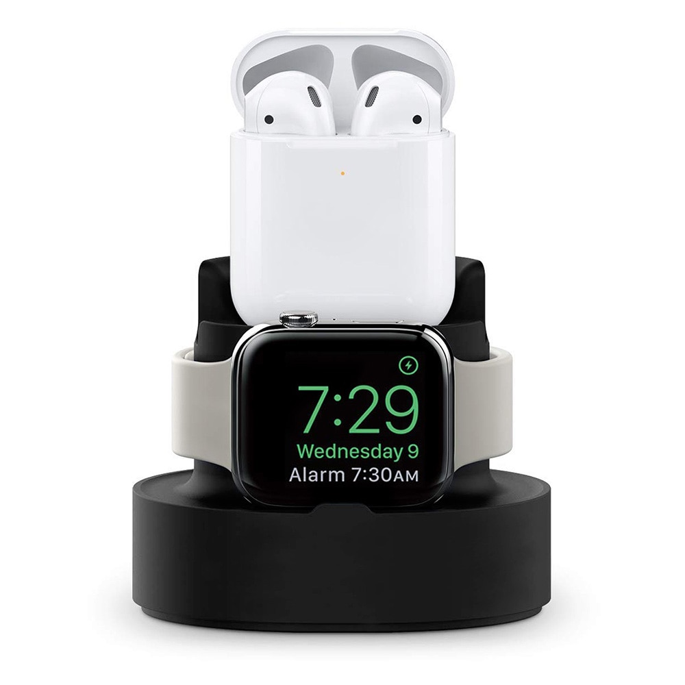 2 en 1 reloj soporte de carga Dock para Apple Watch iWatch SE Airpods iPhone 12 Pro Max X XS X 8 7 6 titular de la carga