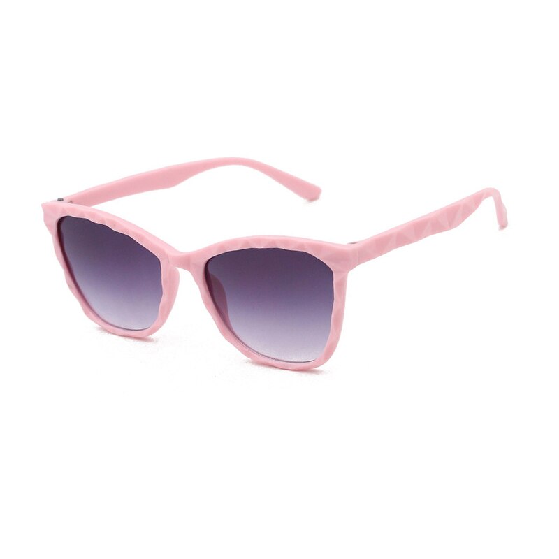Kinlion låve firkantede solbriller til jenter årgang overdimensjonerte baby solbriller goggle uv beskytte stor innfatning spedbarn gafas: Rosa
