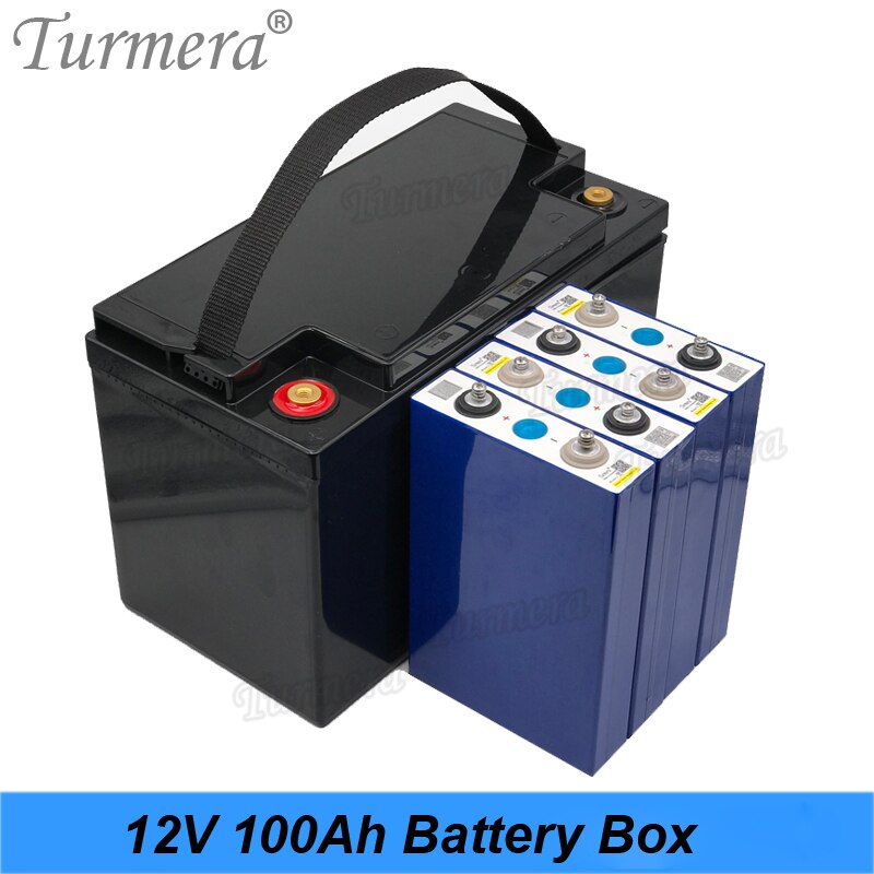 Turmera 12V 90Ah 100Ah 3,2 V Lifepo4 Batterie Lithium-eisen phosphat batterie für Solar- Energie System und Unterbrechungsfreie versorgung