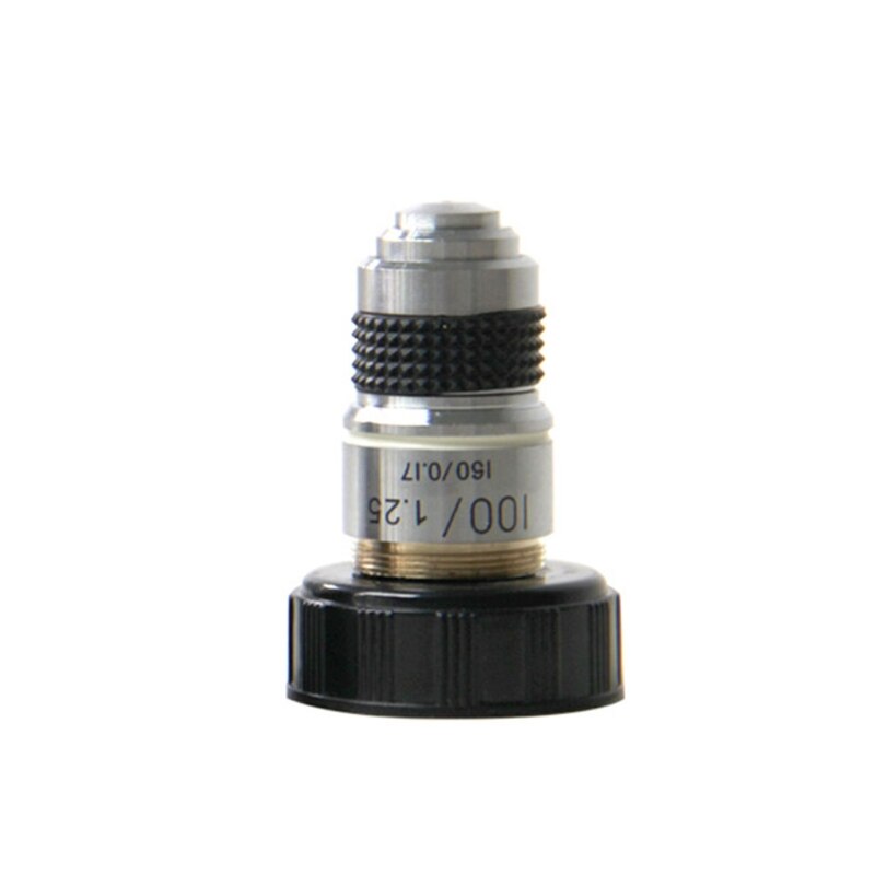 4X 10X 40X 100X Microscope Objective Lens Achromatic Objective Microscope parts Y4QC: 100X