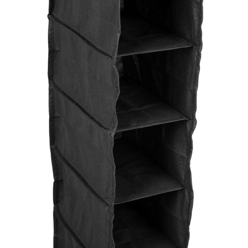 10 etterslep hengende oppbevaringspose skap organisering garderobe organisering klær dør oppbevaring lomme sko hengende skuffe boks hyller