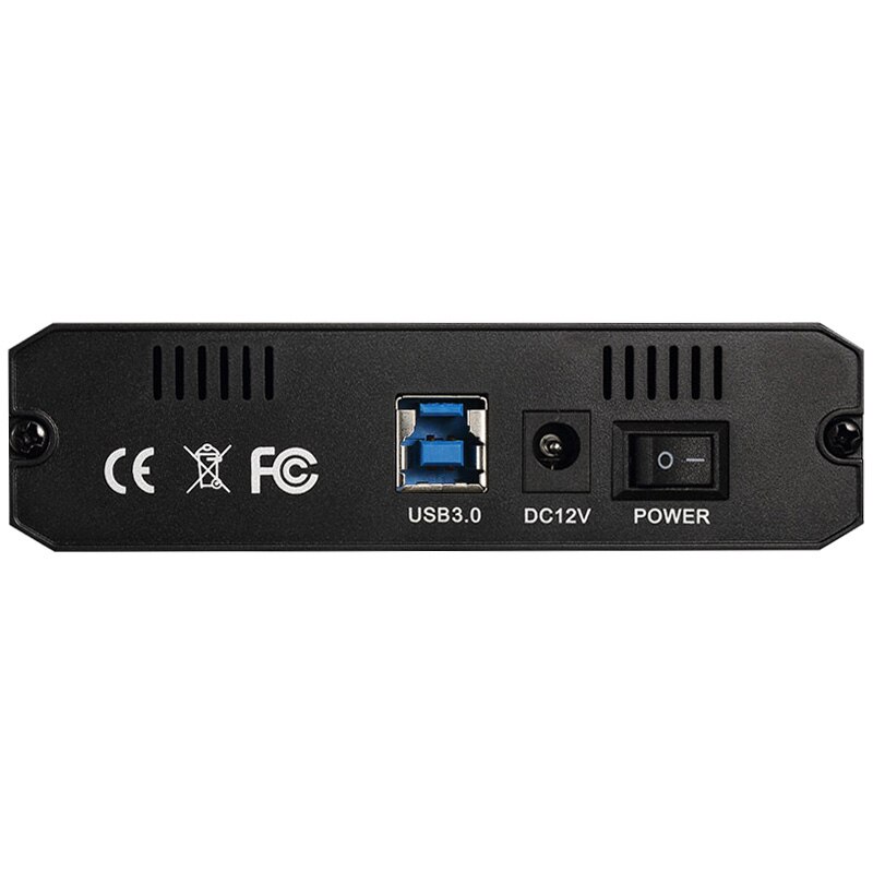 Aluminum 3.5 inch USB 3.0 SATA external hard disk box enclosure stand by 4TB hard disk enclosure computer Laptop Desktop HDD D