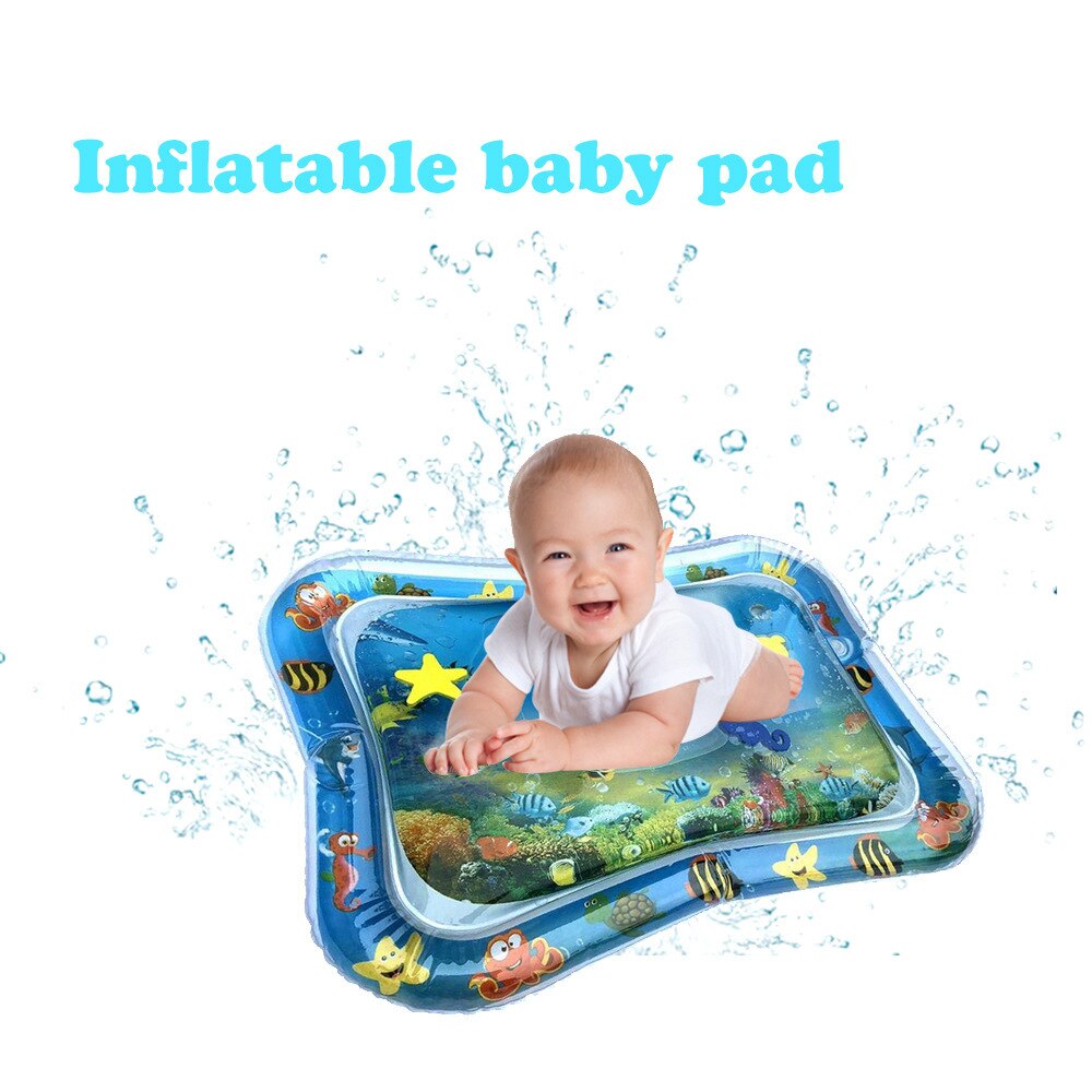 Baby Water Mat Inflatable Cushion Infant Toddler Water Play Mat for Children Early Education Developing Baby Toy Summer Pool