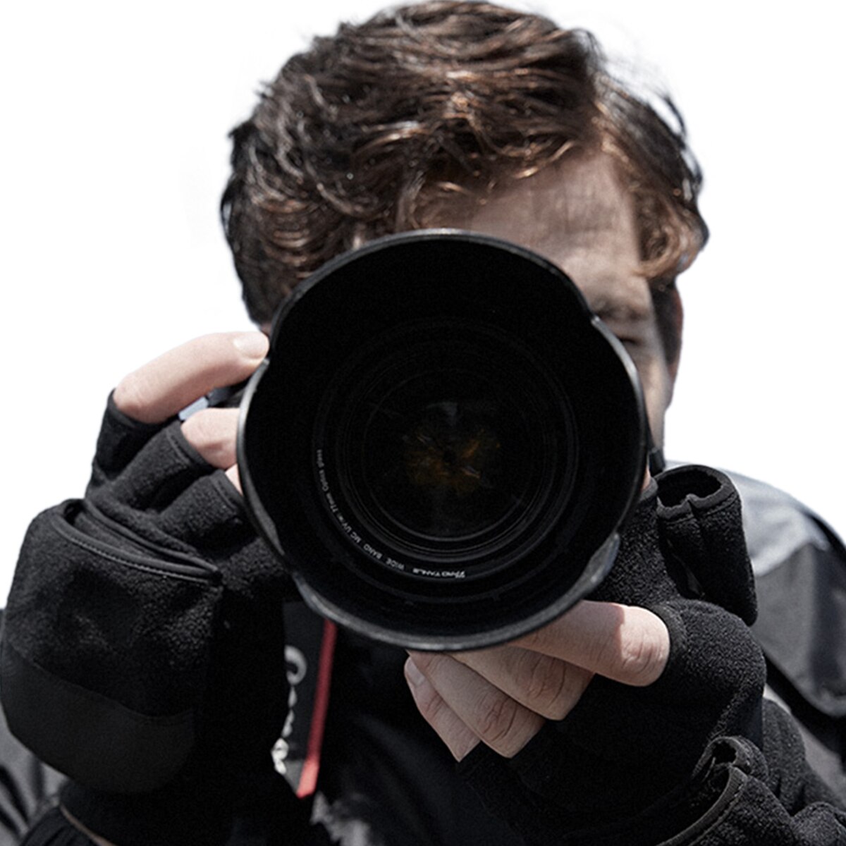 1Pair Fleece Convertible Flip Mittens for Men Women Outdoor Photography Fishing Fingerless Touchscreen Gloves