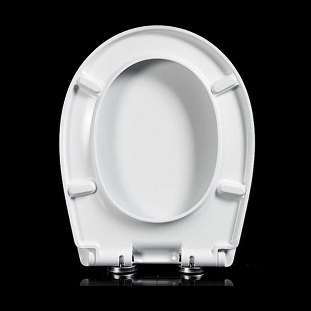 Toilet Seats Heavy Duty Close Round Convenient Multifunction Easy Clean White Slow Elongated Bathroom Child Potty Training Cover
