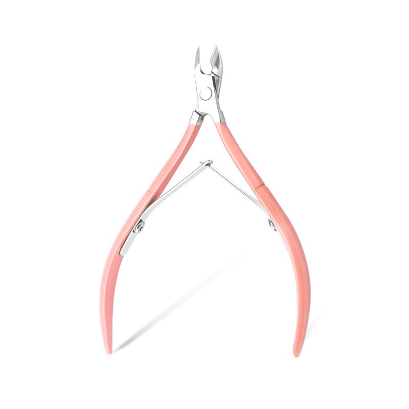 Taoye teemo Nail Cuticle Scissors Stainless Steel Manicure Pedicure Tools Rainbow colors Dead Skin Scissor Nipper Clipper Tools: Orange