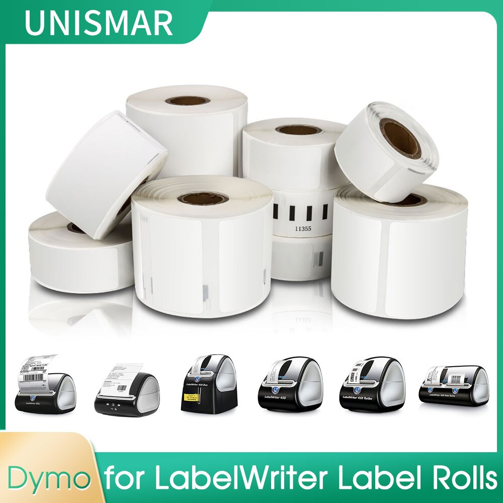 Meerdere Maten Label Roll Lw 11352 11354 30252 99010 30256 Label Compatibel Voor Dymo Labelwriter 400 450 450Turbo Label printer