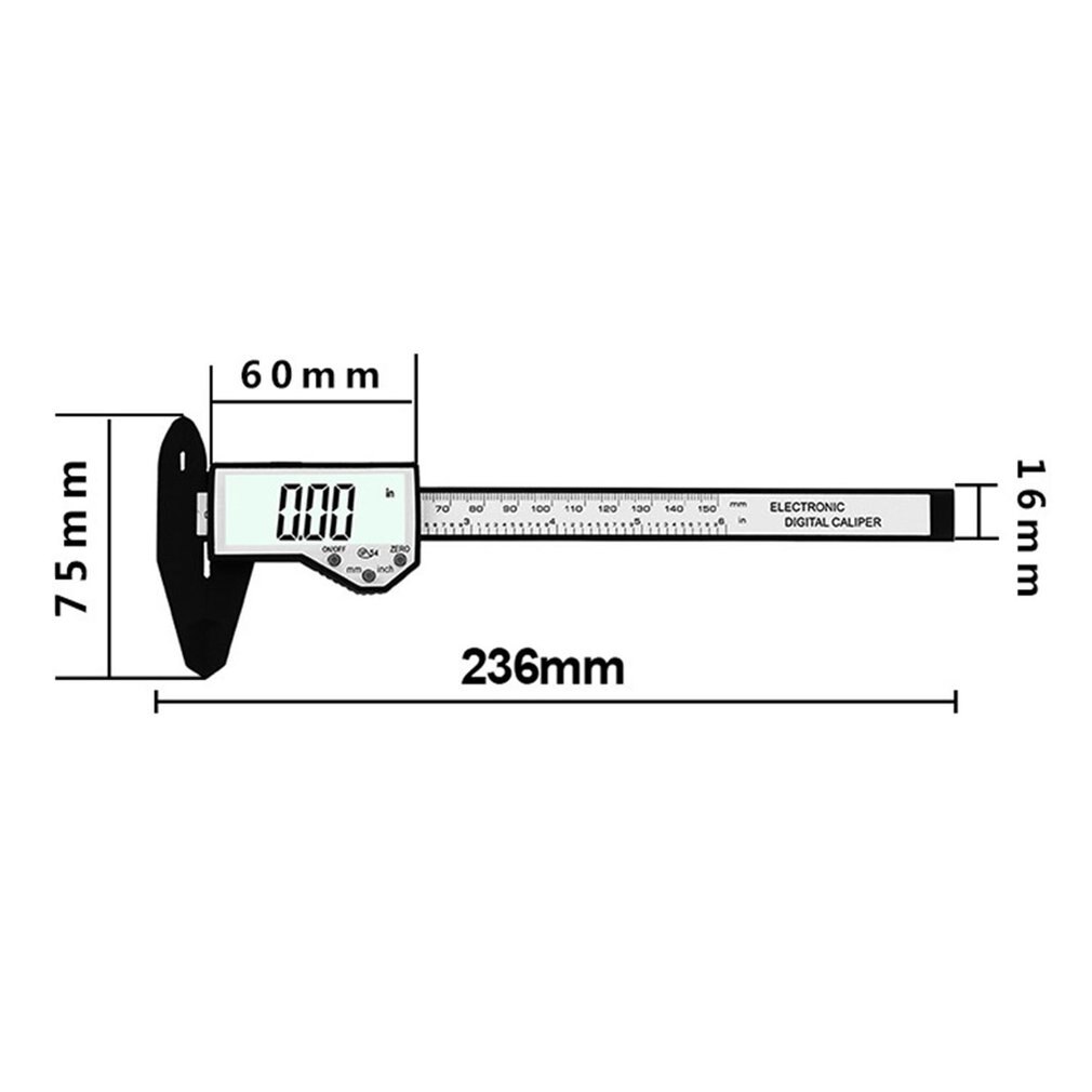0-150mm Mini Electronic Digital Caliper Measuring Tool Digital Vernier Caliper Gauge Micrometer for jewelry measurement IP54