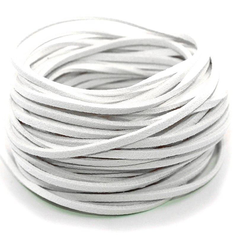 10pcs Suede Flat Leather Cord Bracelet Faux Velvet Cords Necklace Rope Thread String Necklace DIY Jewelry Findings 2C0137: 2