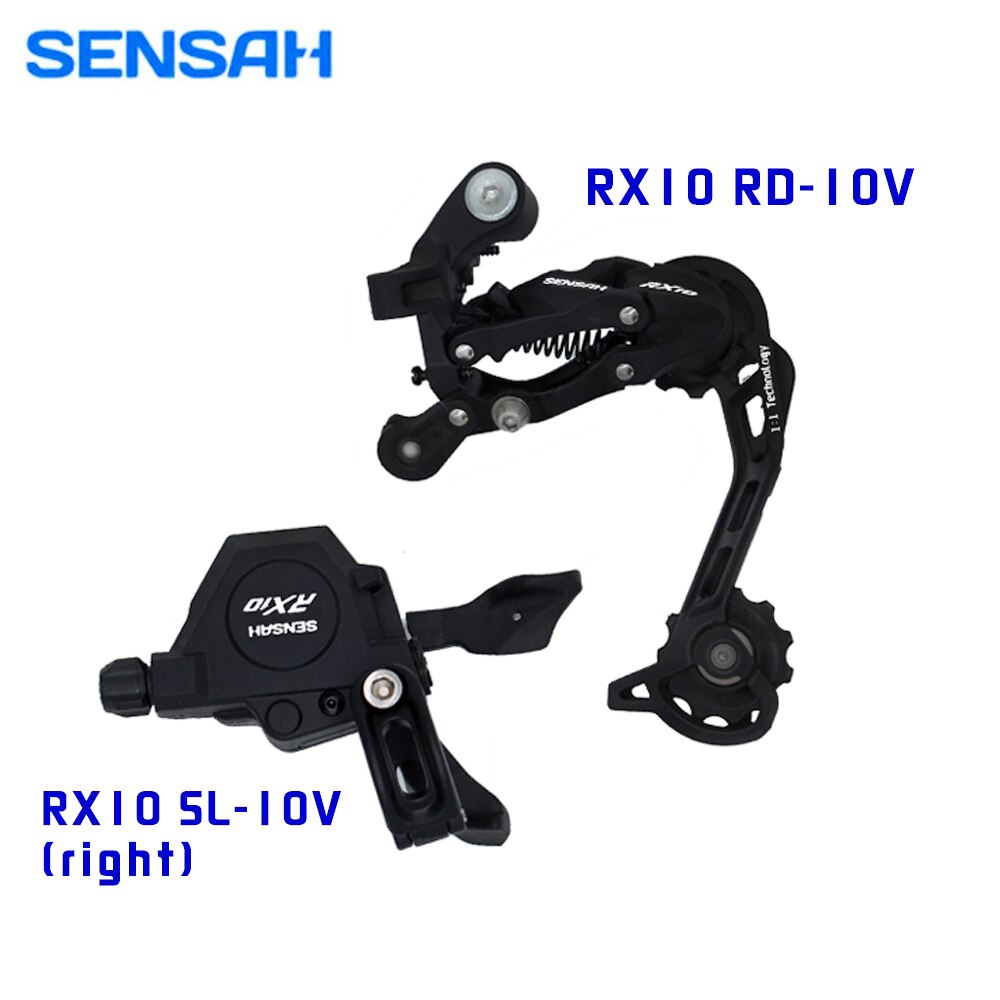Desviador trasero para bicicleta SENSAH, RX10, CRX, XRX, 10/11/12 velocidades, gatillo cambiador para cambio de marchas de montaña para M6000, M8000, M9100: RX10 a set