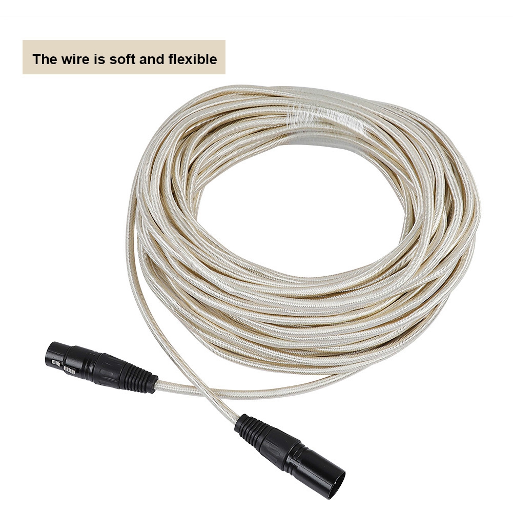 Xlr Man-vrouw Microfoonkabel Audio Mic Kabel BK2019G Man-vrouw Audio Kabel (20 M)