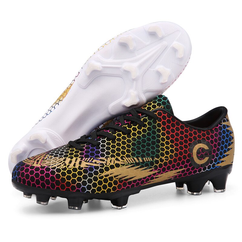 Voetbal Sneakers Mannen Outdoor Sport Voetbal Schoenen Tf/Fg Spikes Beroep Kids Turf Training Klampen Maat 34-46