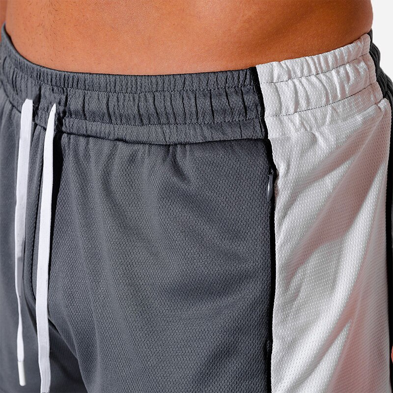 Men Sport Shorts Quick Drying Breathable with Pocket Stretchy for Fitness Summer B99