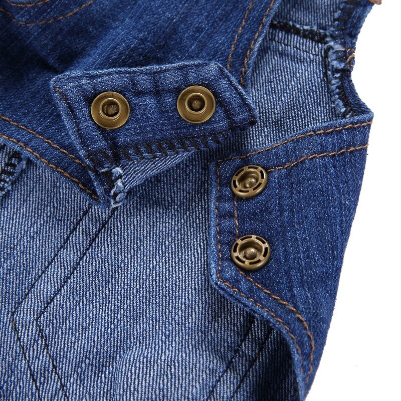 2022 Pet Costume Dog Clothes Jean Rompers for Cat Dog Jumpsuit Blue Puppy Dog Clothing XS-XXL Yorkie Corgi Teddy Poodle Outfit