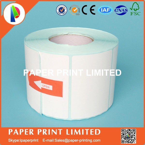 1 rulle 55 * 30 * 800 termiske klistermærker etiket print papir supermarked elektronisk stregkode papir