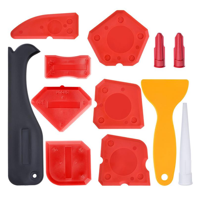 12Pcs/set Car Scraper Film Tool Glass Window Mobile Phone Film Scraper Glass Glue Scraper Plastic Scraper Car Light Film Scraper