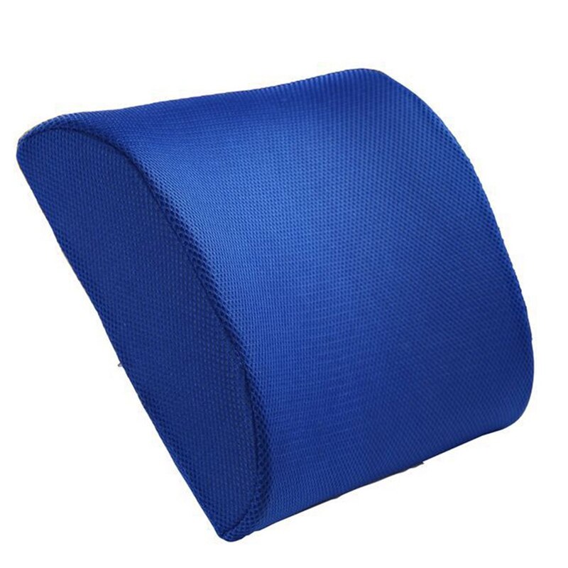 Memory Foam Lumbar Cushion Lower Back Support Pillow Posture Correcting Car Seat Home Office Chair