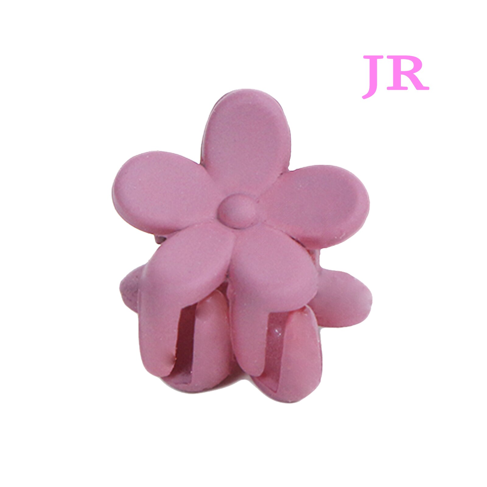 10 Pcs/Set Baby Girls Mini Hair Jaw Clip Cute Candy Pink Mixed Color Flower Hair Claw Children Hairpin Hair Accessories: 10 Pcs Style JR