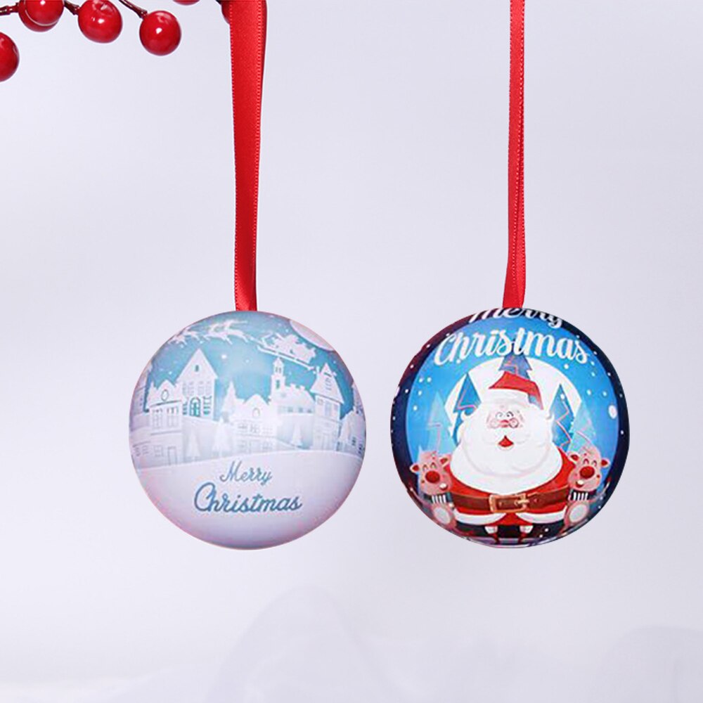 DIY Christmas Xmas Tree Hanging Ball Jewelry Iron Boxes Christmas Decorations Year Navidad Ball For Xmas Party