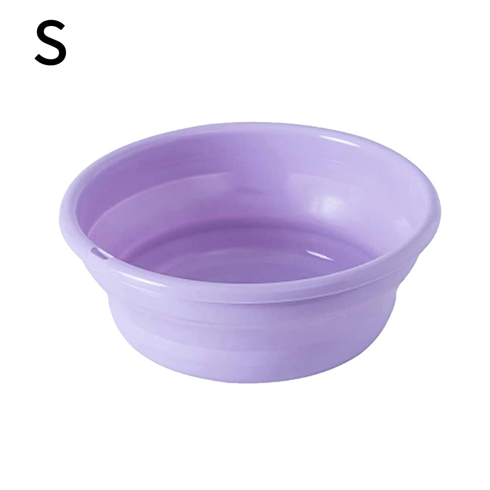 Portable Non-Slip Basin Multipurpose Portable Washing Basin For Home Tourism Outdoor Supplies Folding Basin Household Telescopic: 04
