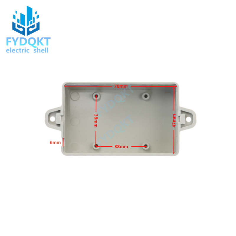 1pcs 82x52x35mm DIY Plastic Electronic Project Box Enclosure Instrument Case Wire Junction Boxes