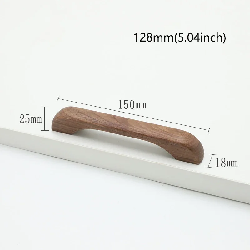Houten Kastdeuren Laden Massief Houten Handgrepen Nordic Kasten Schoenenkasten Houten Minimalistische Ronde Garderobe Handgrepen
